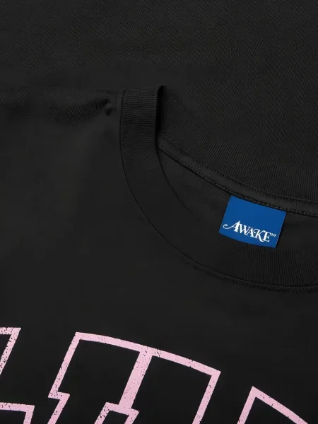 Tricou Awake Ny cu imagine negru