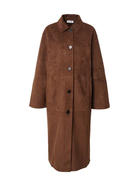 EDITED Palton de primăvară-toamnă Ignacio / închis maro