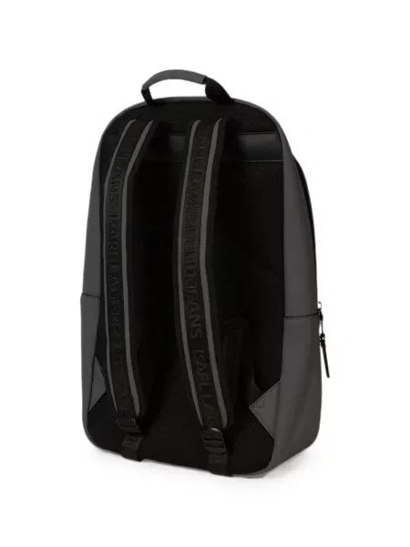 Rucsac Karl Lagerfeld Jeans din piele gri