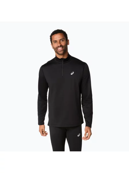 Кофта для бігу ASICS Core Half Zip Winter performance black чорний