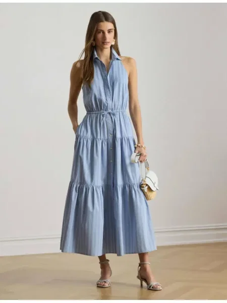 Lauren Ralph Lauren Rochie tip bluză pastel / deschis albastru