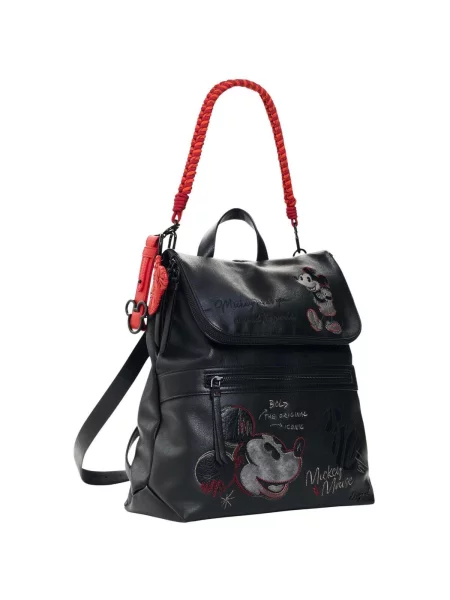 Desigual Batoh Mickey Disney červená / černá bílý