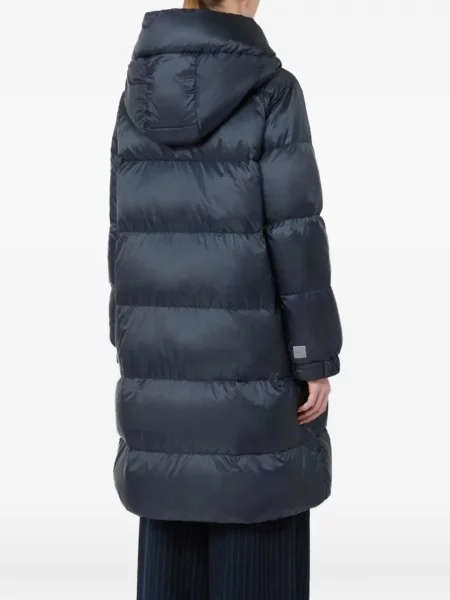 Matlasat palton Max Mara albastru