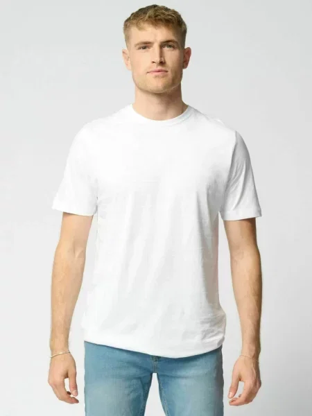TEESHOPPEN Cămașă Organic Basic alb
