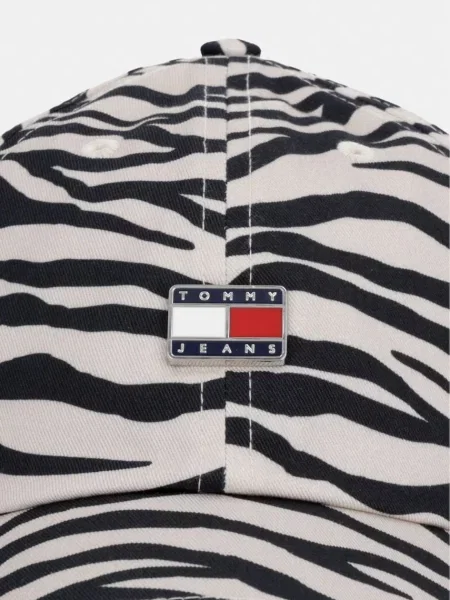 Tommy Jeans baseball kapa črna