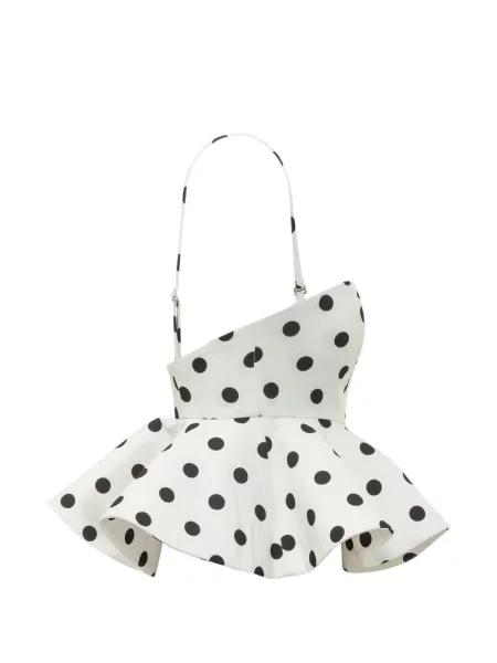 Top Fiorucci cu buline alb