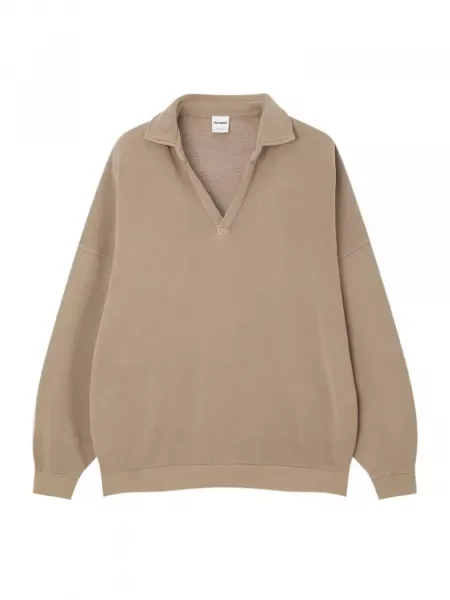 Pull&Bear Bluză de molton brocart