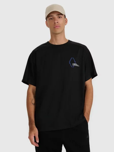 T-SHIRT 4F KOSZULKA czarna
