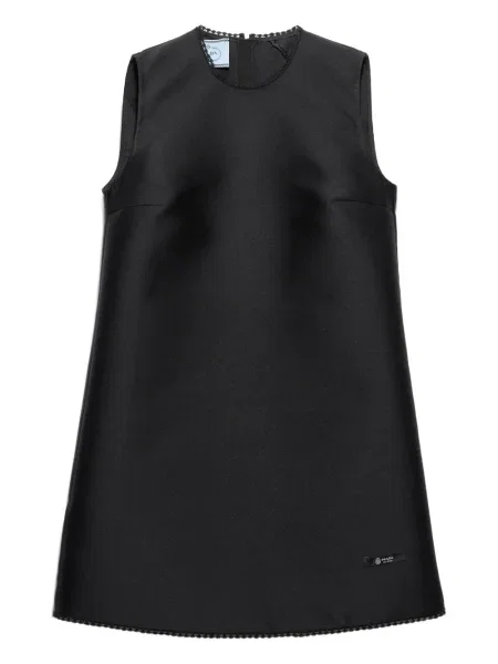 Rochie mini Prada din dantelă de costum negru