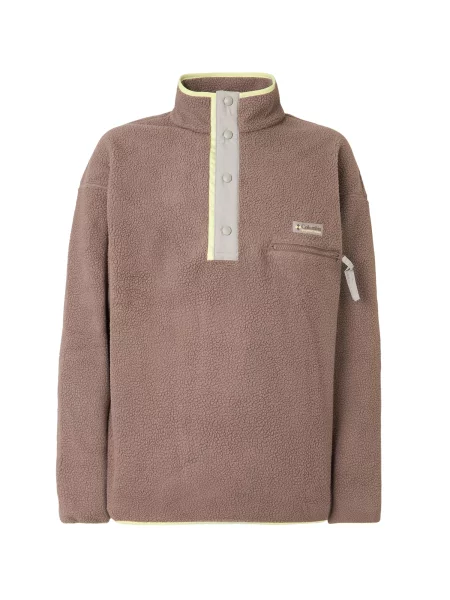 COLUMBIA Pulovere sport Helvetia II galben citron / taupe / deschis gri