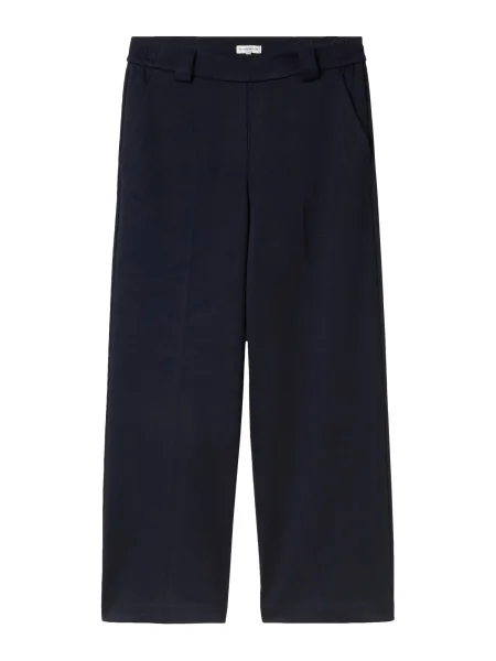 TOM TAILOR Pantaloni cu dungă bleumarin