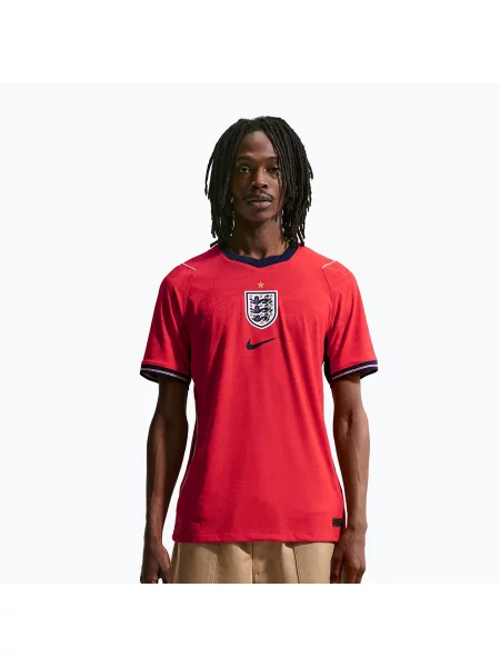 Tricou de fotbal pentru bărbați Nike England Match Away speed red/obsidian/white/obsidian alb