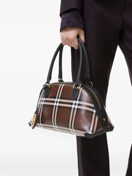 Geantă shopper Burberry maro