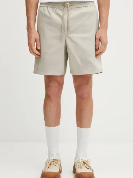 Maison Kitsuné szorty Elasticated beżowy