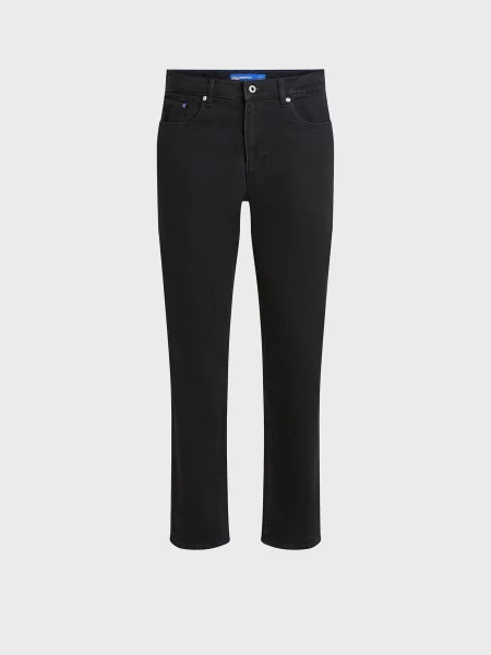 Прямі джинси Karl Lagerfeld Jeans бавовна/еластан чорний