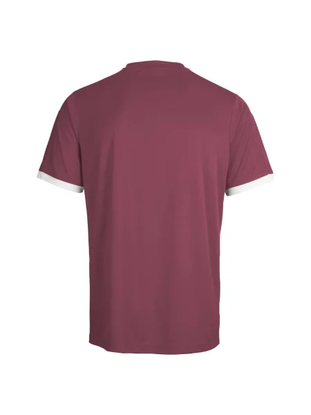 Koszulka sportowa HUMMEL core SS poly bordowa czerwona