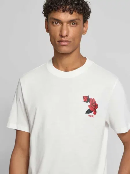 HUGO t-shirt Dikerd biała