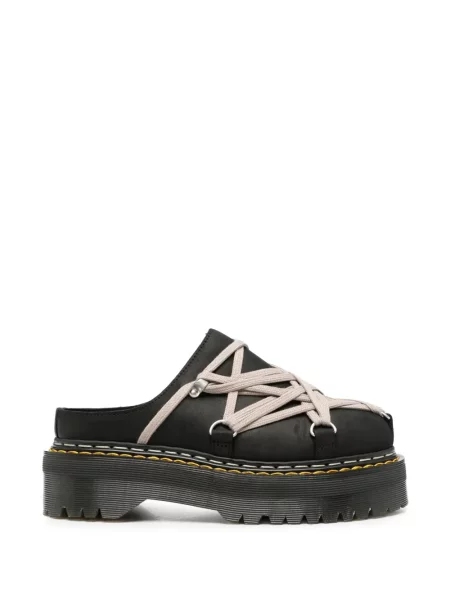 Papuci tip mules Rick Owens negru