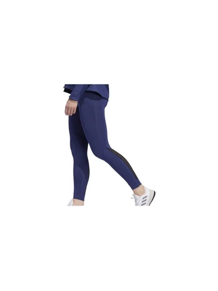Pantaloni Adidas alergare albastru