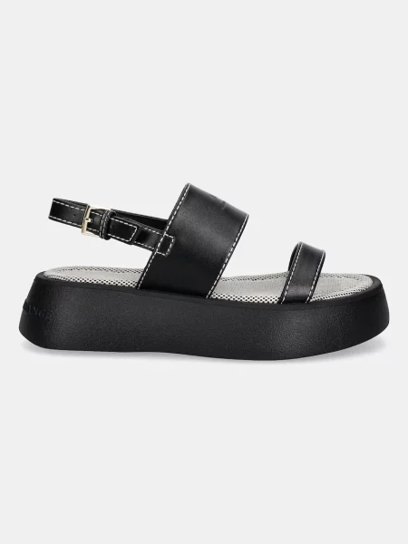 Сандалі Armani Exchange на платформі чорний