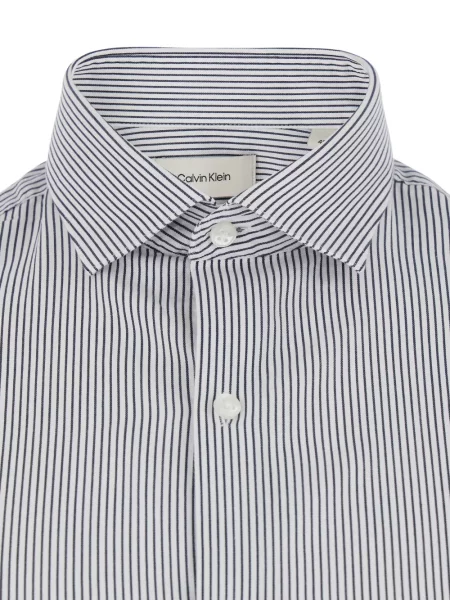 Pruhovaná košile Calvin Klein bílá