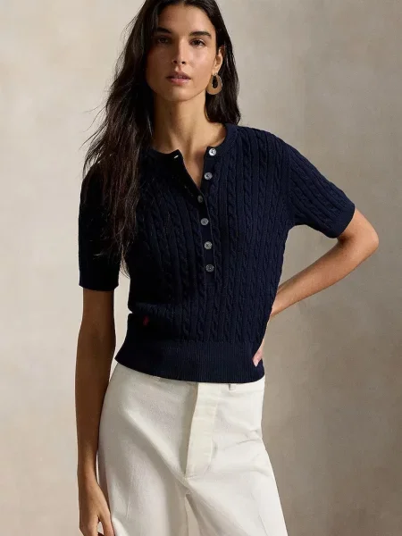 Polo Ralph Lauren pulover cu mânecă scurtă din pentru femei
