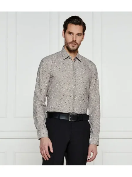 BOSS BLACK Cămașă | stretch negru