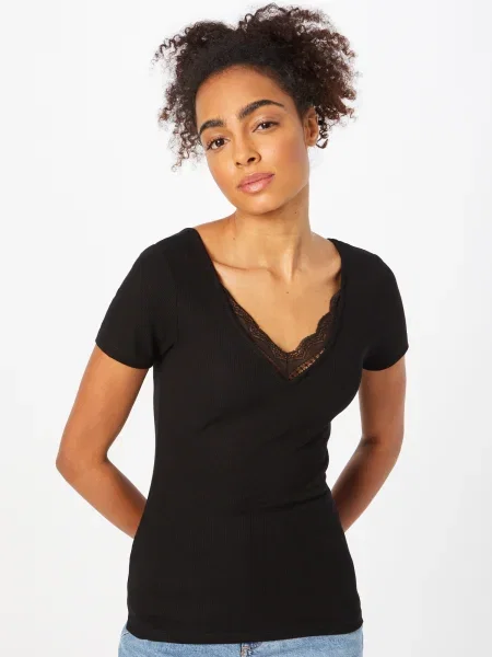 ABOUT YOU Tricou Georgia' negru
