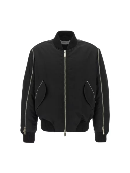 Kurtka bomber Off-white z nadrukiem biały