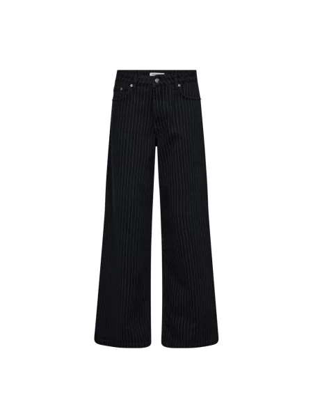 Jeansy Co'couture w paski czarne