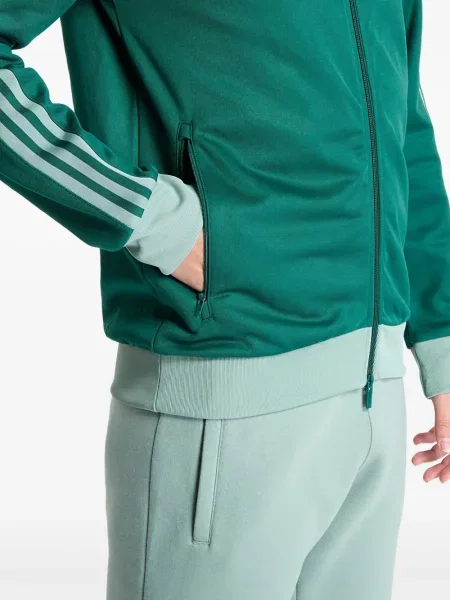 Hanorac Adidas cu autograf alergare evazat verde