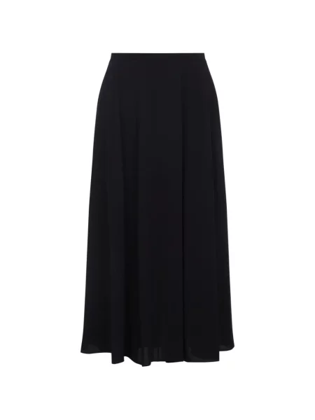 Fustă midi Alberta Ferretti cu talie înaltă negru