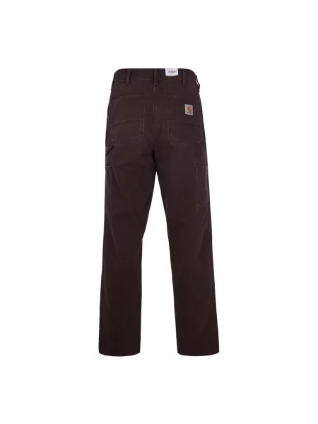 Jeansy Carhartt Wip brązowe