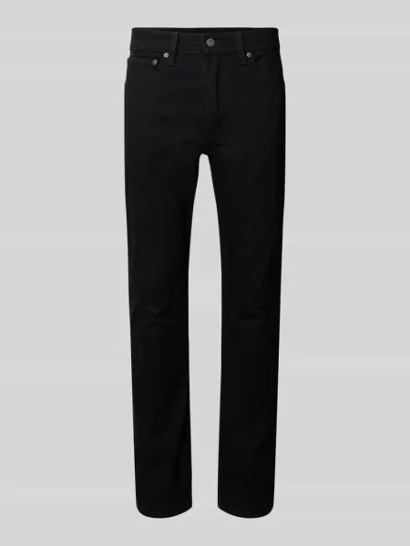 Jeansy o kroju slim fit z mieszanki bawełny z naszywką z logo model Levi's czarne