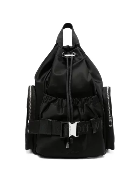 Rucsac Off-white cu cordon alb