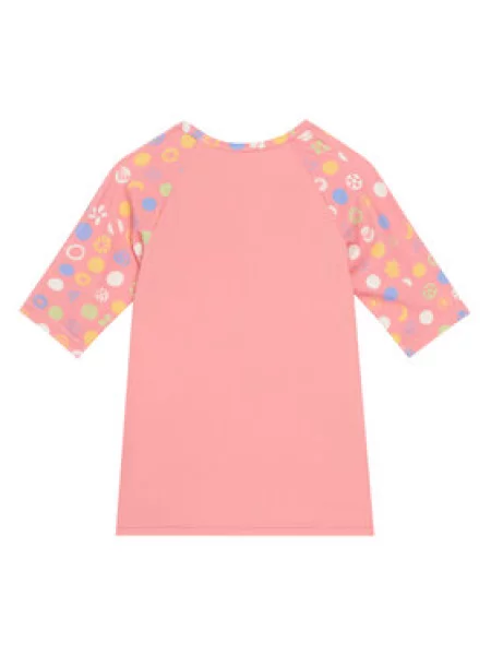 Roxy Komplet majice in kopalne hlačke Roxy Dot roza