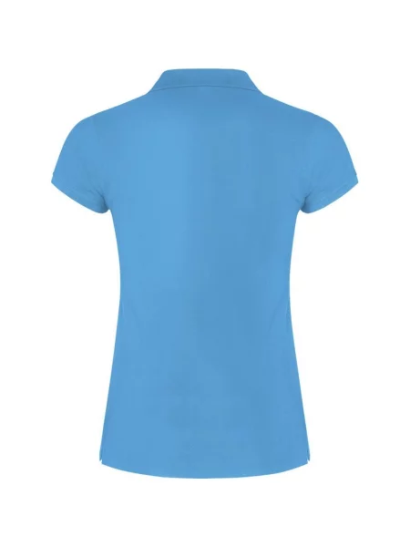 Koszulka Polo W niebieska