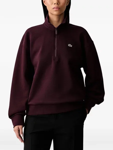 Суичър с цип Lacoste червено