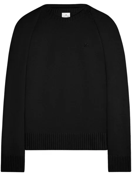 Вълнен пуловер Courreges черно