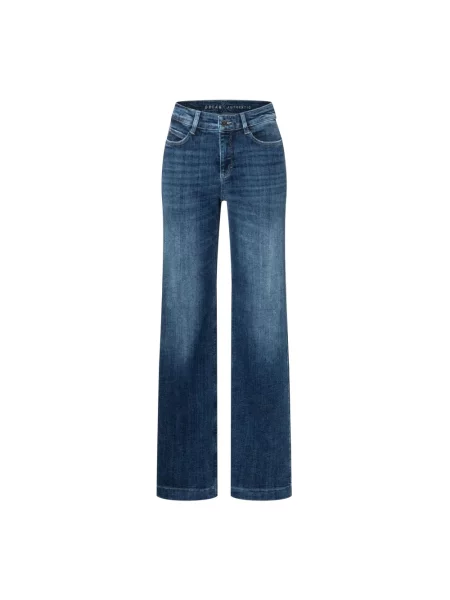 Jeansy Mac niebieskie