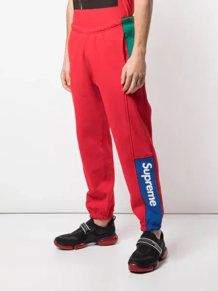 Pantaloni Supreme alergare roșu