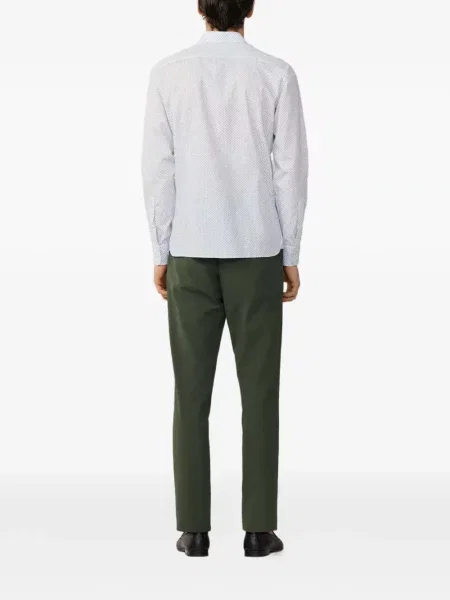 Cămașă Hackett London cu model floral cu imagine alb