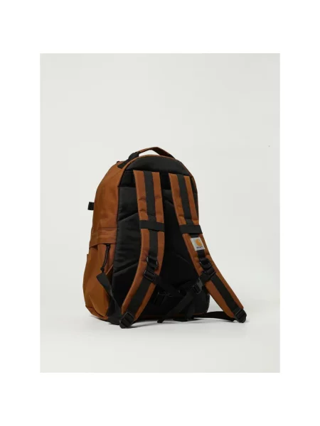 Plecak Carhartt Wip z logo brązowy