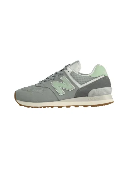 New balance Flip-flops gri închis / verde pastel / verde deschis alb