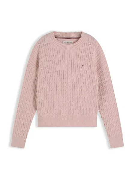 Tommy Hilfiger pulover pentru copii din roz