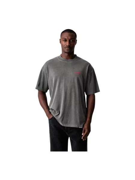 Represent T-shirt oversize szara