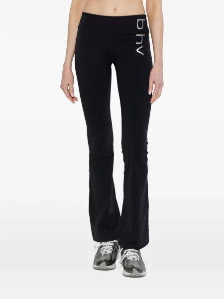 Pantaloni Misbhv cu imagine negru