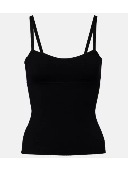 Top Max Mara de lână negru