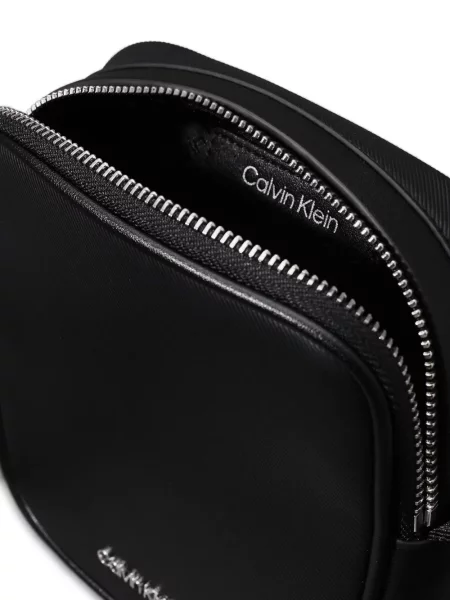 Geantă Calvin Klein cu autograf negru