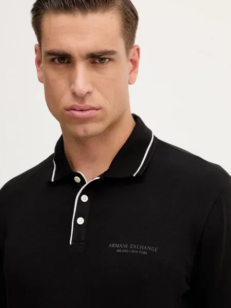 Armani Exchange Pólóing fekete